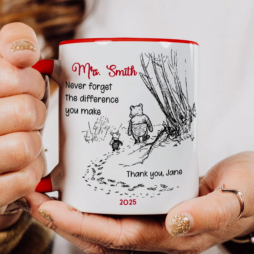 Personalized Teacher Appreciation Mug for Mrs. Smith - Sentimental Gift 2025 Cup MagicInPrints