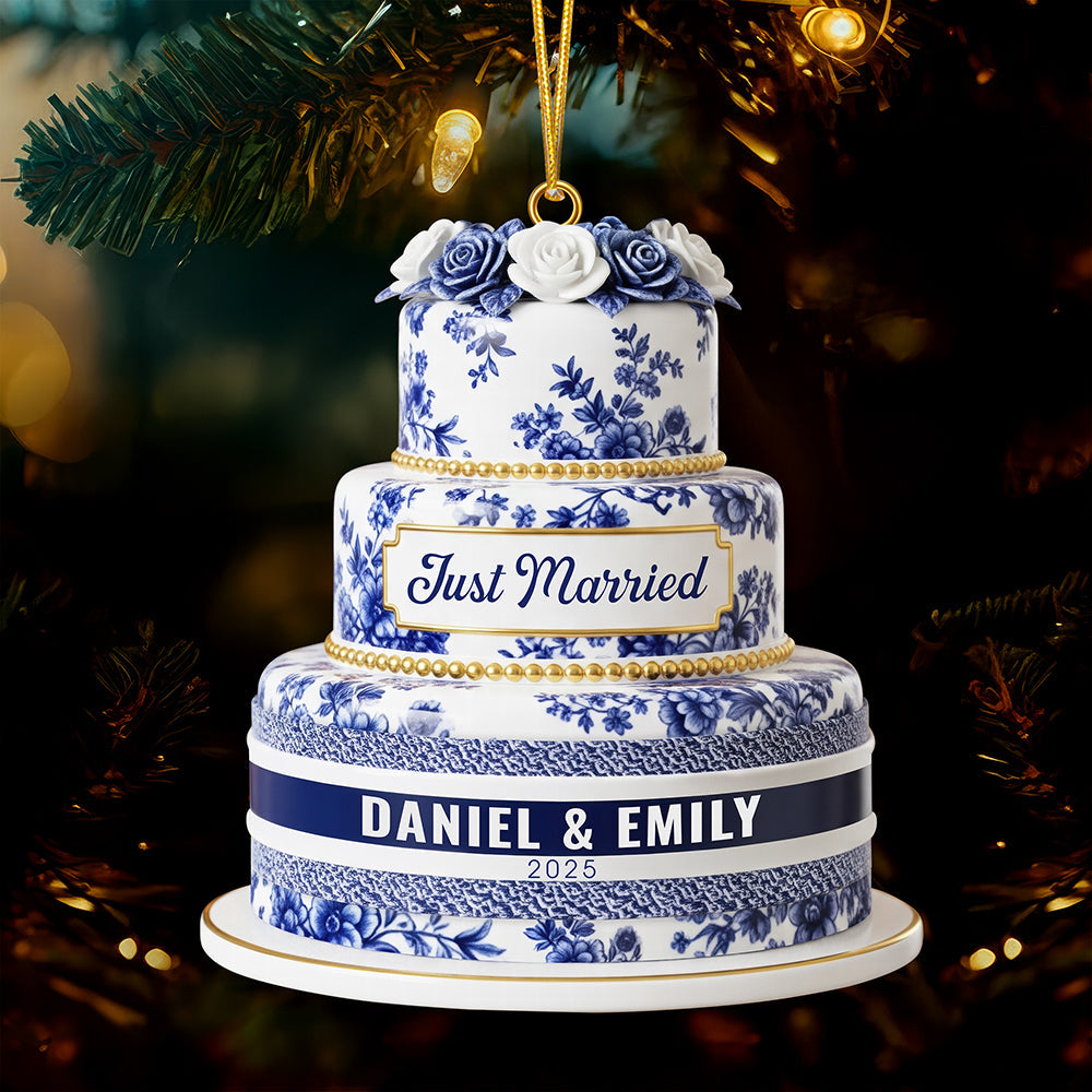 Personalized Gifts For Newlyweds Christmas Ornament Ornament MagicInPrints