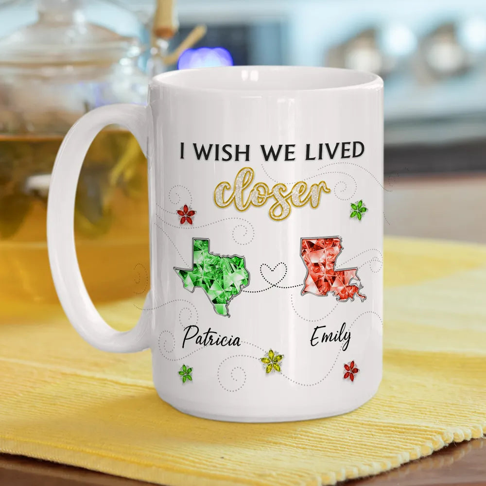 Personalized Long-Distance Friendship Mug for Friends - Thoughtful Gift Cup MagicInPrints