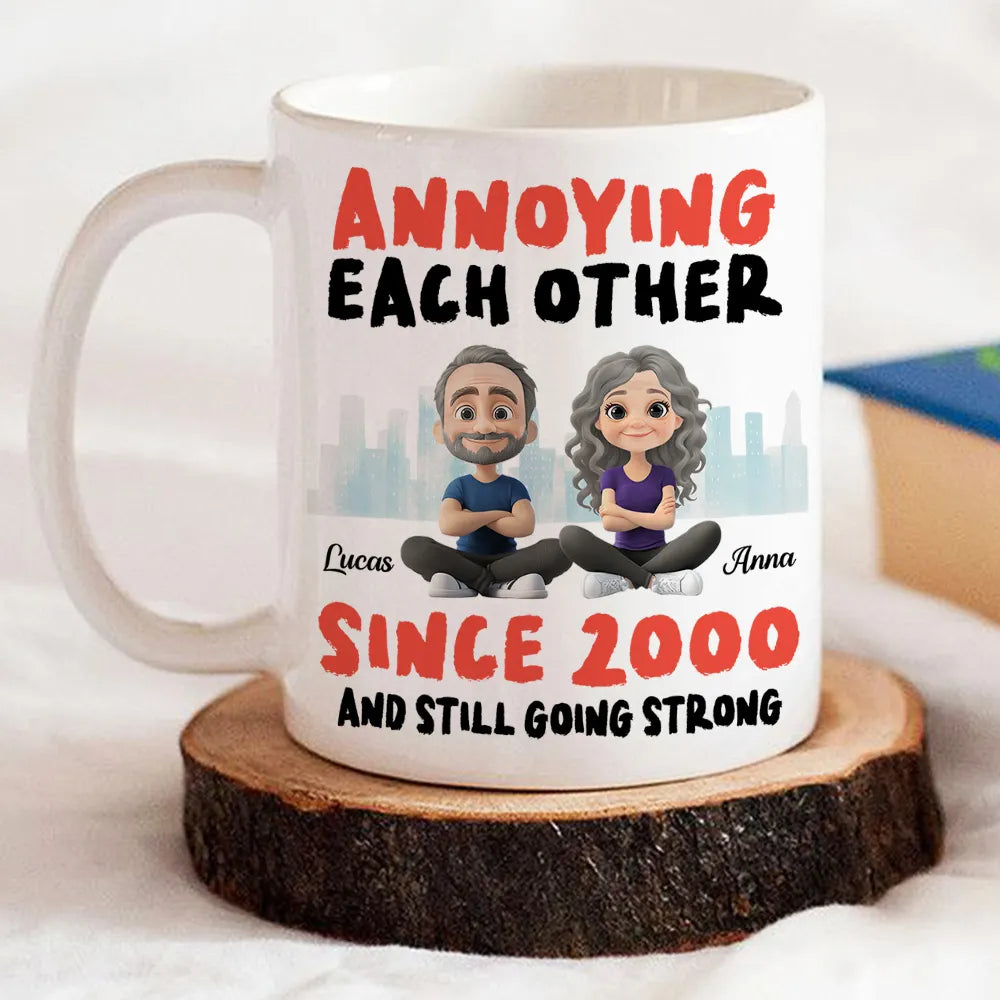 Personalized Couple Mug for Partners - Funny Anniversary Gift Cup MagicInPrints