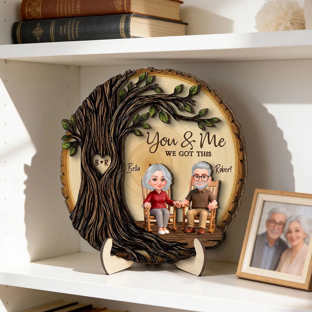 Personalized Wooden Anniversary Plaque for Couples - Sentimental Home Decor Gift Plaque MagicInPrints
