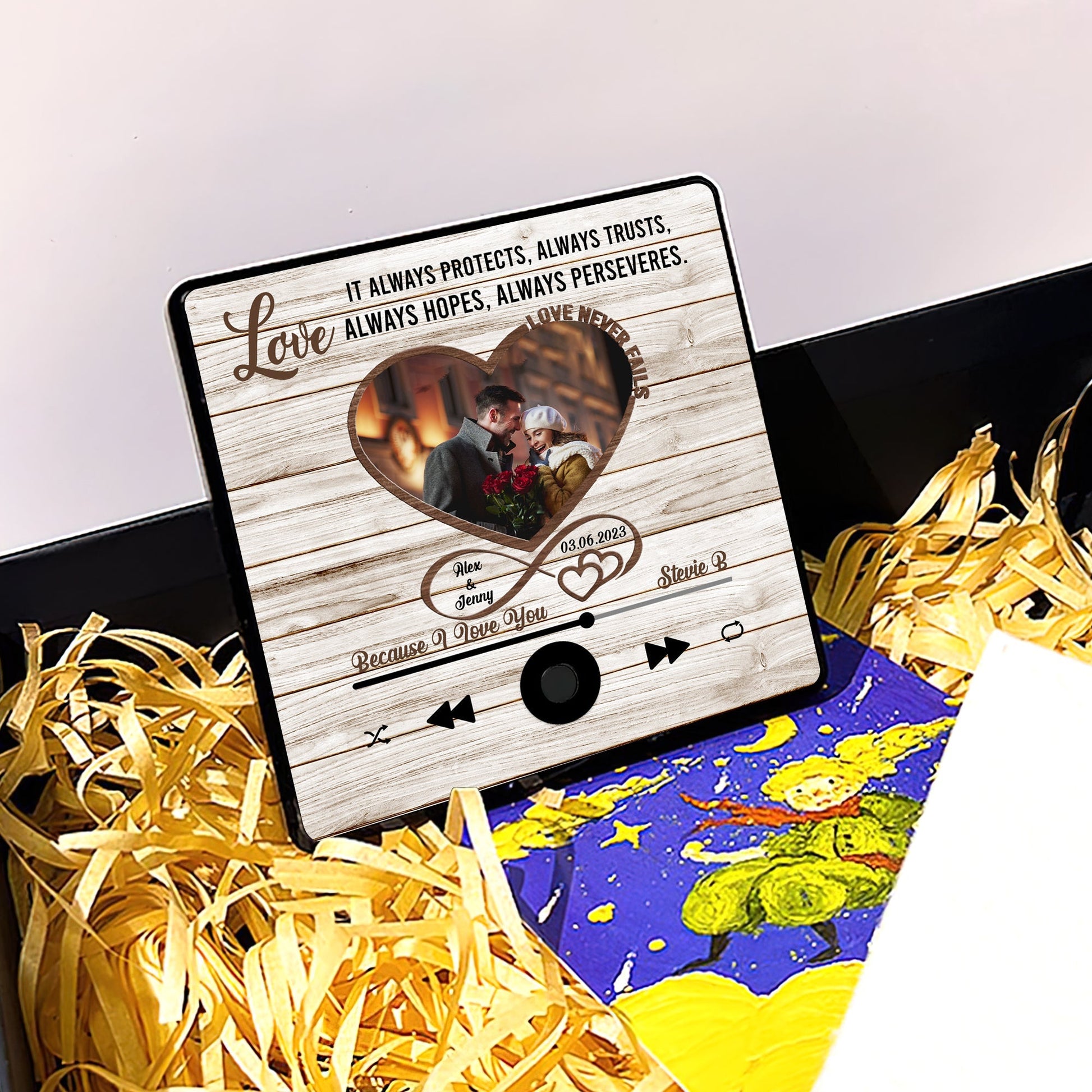 Custom Music Fridge Magnet - Perfect Personalized Valentine's Day Gifts for Couples Fridge Magnet PopCulturePrints