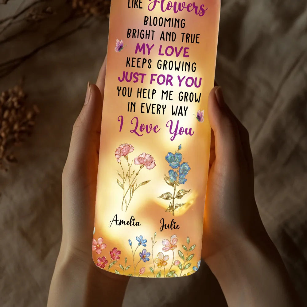Personalized LED Wine Bottle Lamp for Loved Ones - Romantic Gift Lamp MagicInPrints
