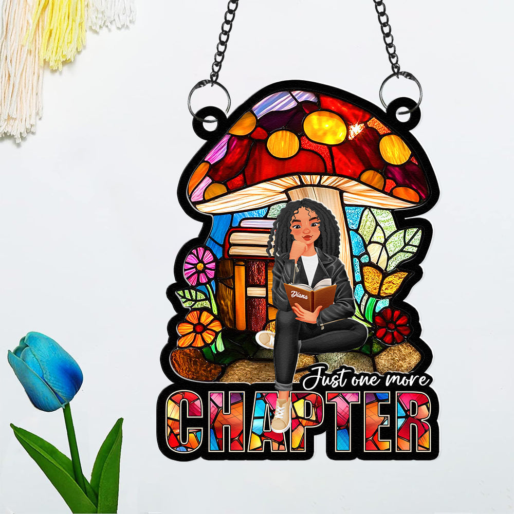Personalized Suncatcher Ornament for Book Lovers Ornament PopCulturePrints