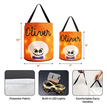 Load image into Gallery viewer, Personalized LED Light Up Basket Cute Halloween Gift for Kids
