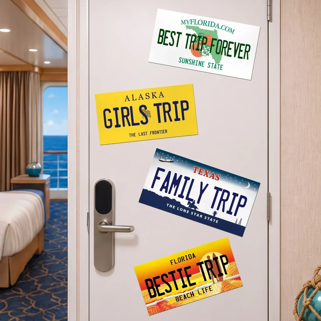 Personalized Acrylic Magnet Custom Family Vacation Sign