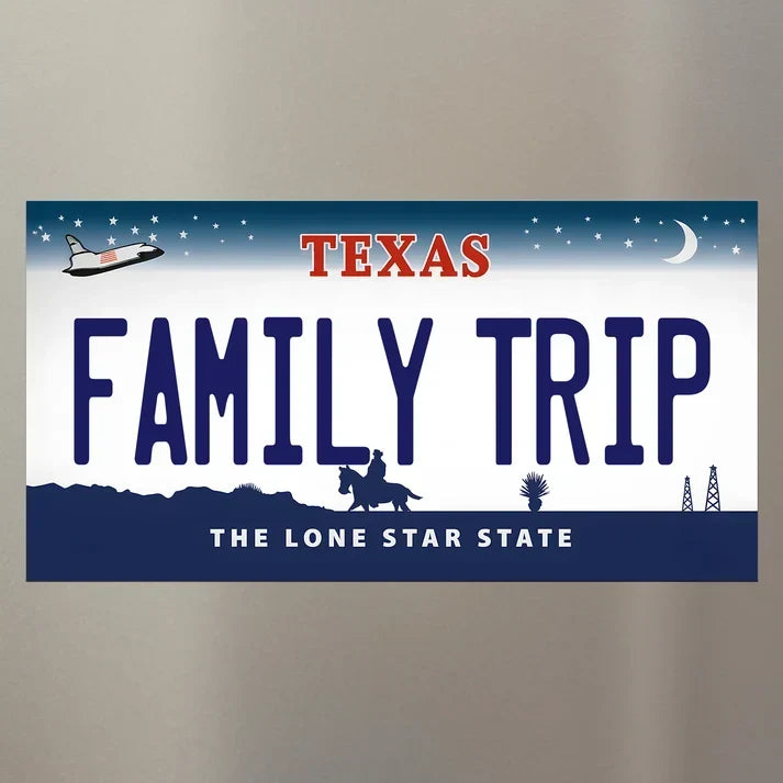 Personalized Acrylic Magnet Custom Family Vacation Sign