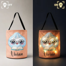 Load image into Gallery viewer, Personalized LED Trick or Treat Basket for Kids Halloween Gift

