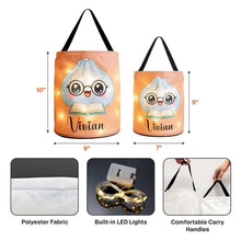 Load image into Gallery viewer, Personalized LED Trick or Treat Basket for Kids Halloween Gift
