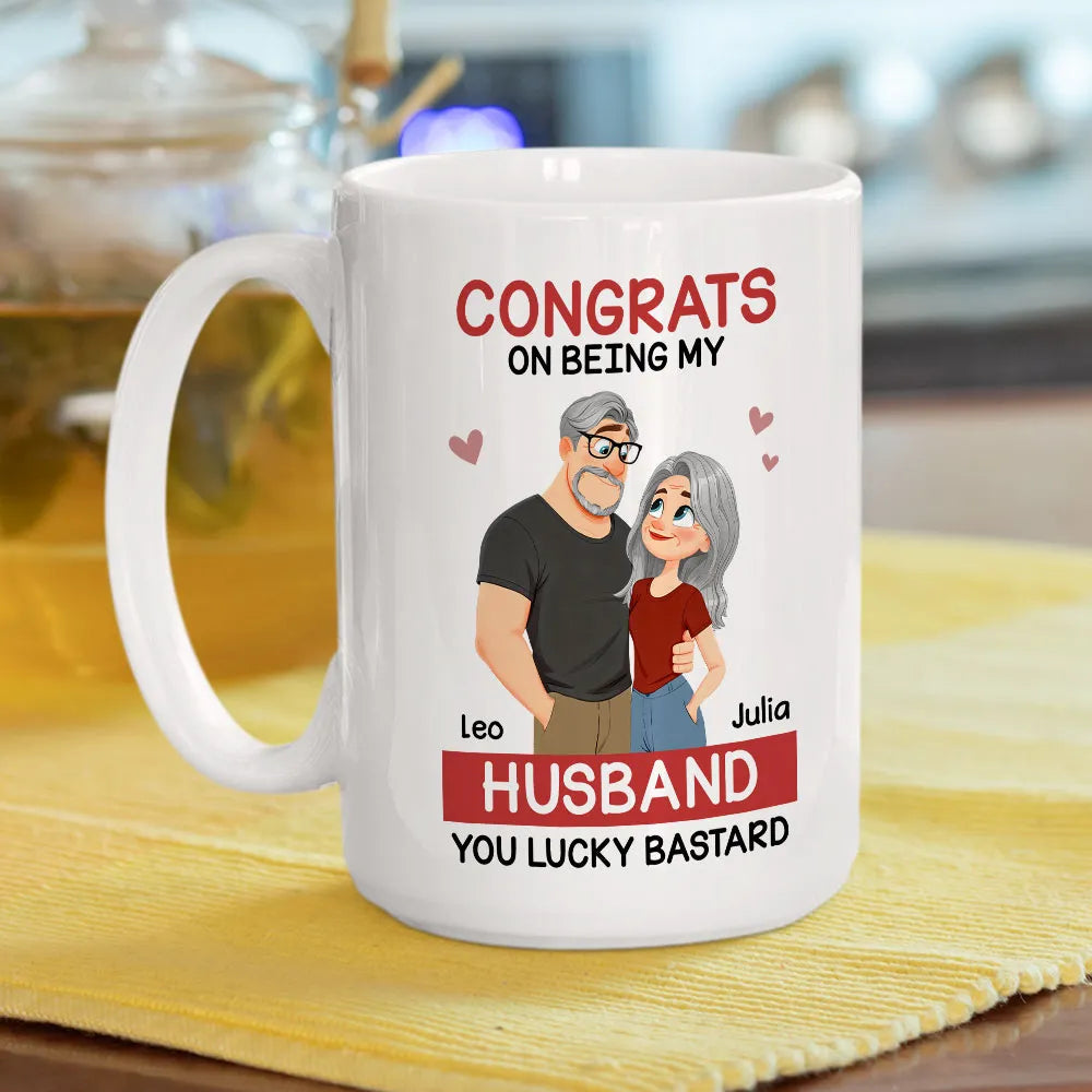 Personalized Husband Mug for Couples - Funny Gift for Anniversaries Cup MagicInPrints