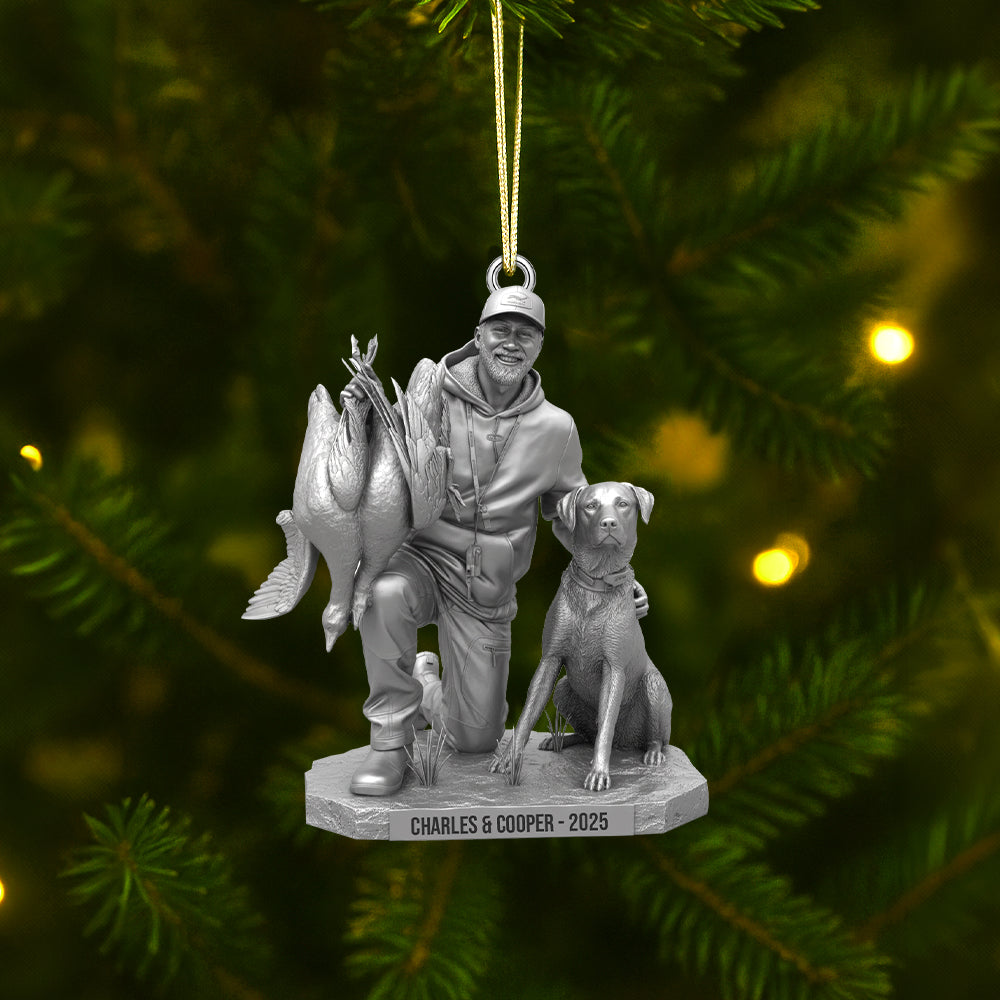 Celebrate Every Hunting Moment - Personalized Hunting Trophy Christmas Ornament Ornament MagicInPrints