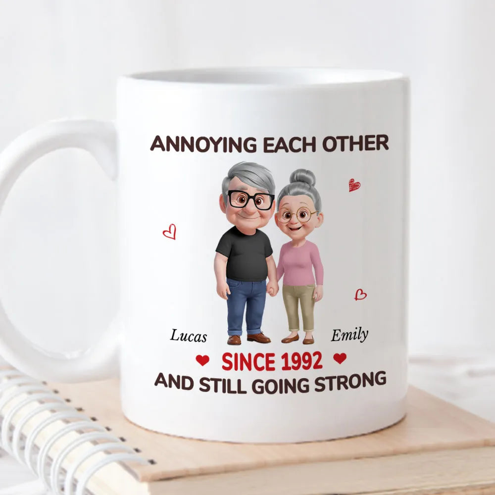 Personalized Anniversary Mug for Couples - Funny Gift Since 1990 Cup MagicInPrints
