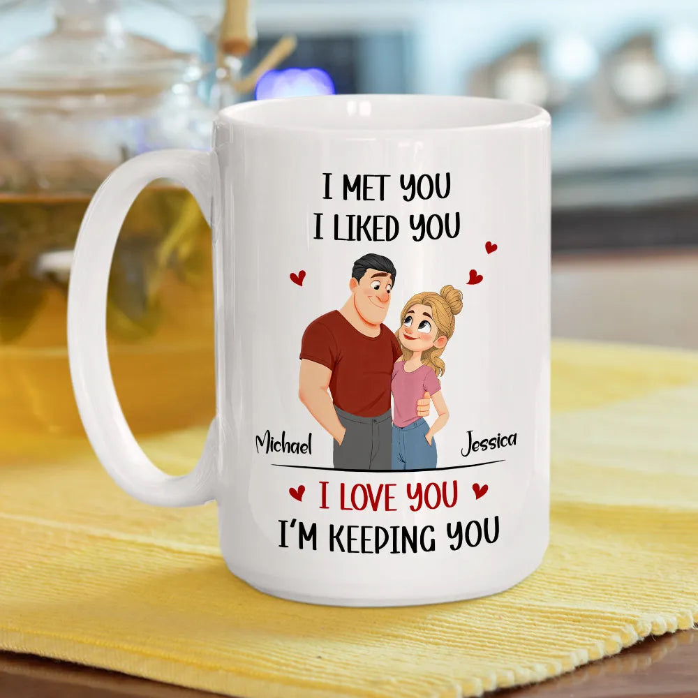 Personalized Romantic Mug for Couples - Sentimental Gift for Anniversaries Cup MagicInPrints