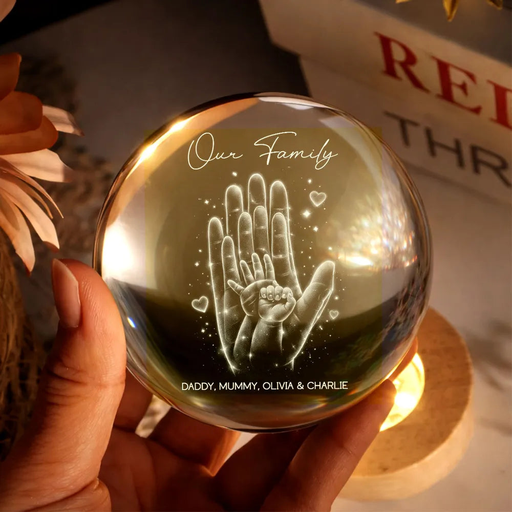 Personalized Family LED Night Light for Home Decor - Sentimental Gift Lamp MagicInPrints