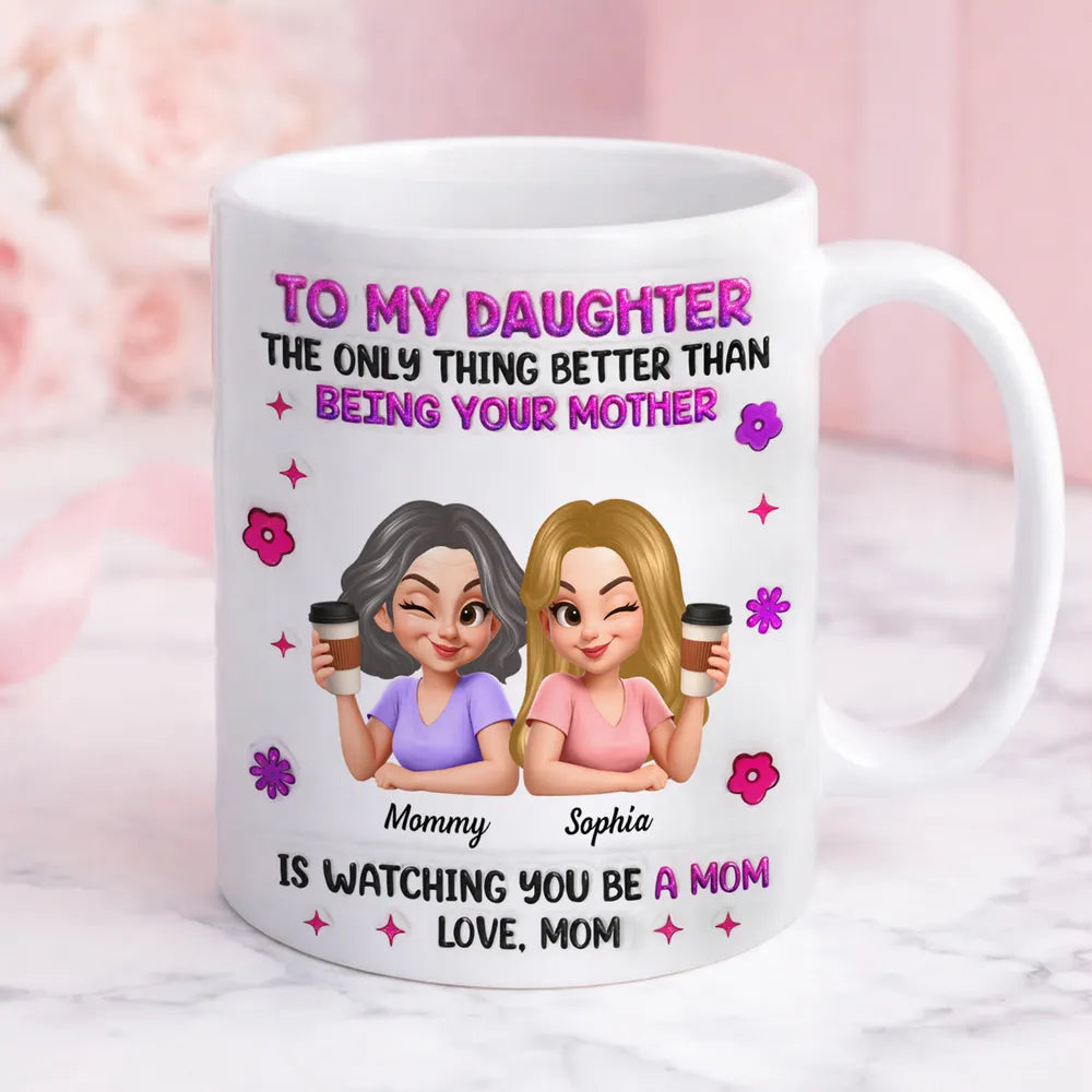 Personalized Mother-Daughter Coffee Mug Gift - Sentimental Keepsake for Daughters Cup MagicInPrints