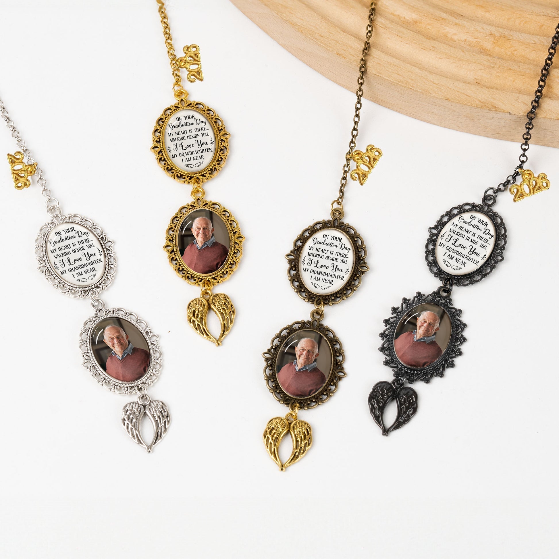 Personalized Graduation Photo Charm for Granddaughter - Sentimental Keepsake 2026 Jewelry MagicInPrints