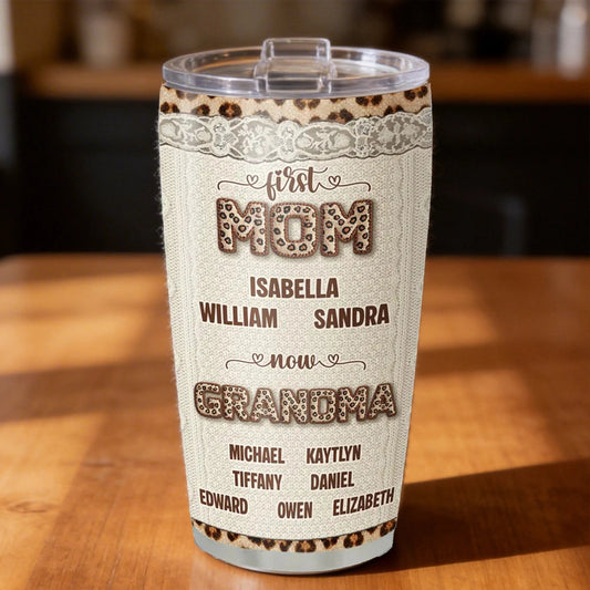 Personalized Grandma Tumbler for Mom - Custom Names Gift Cup MagicInPrints
