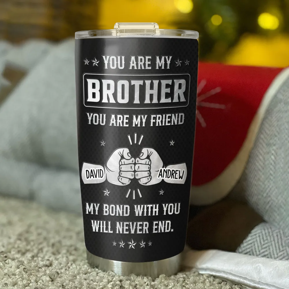 Personalized Brother Tumbler for Men - Sentimental Gift for Sibling Bond Cup MagicInPrints