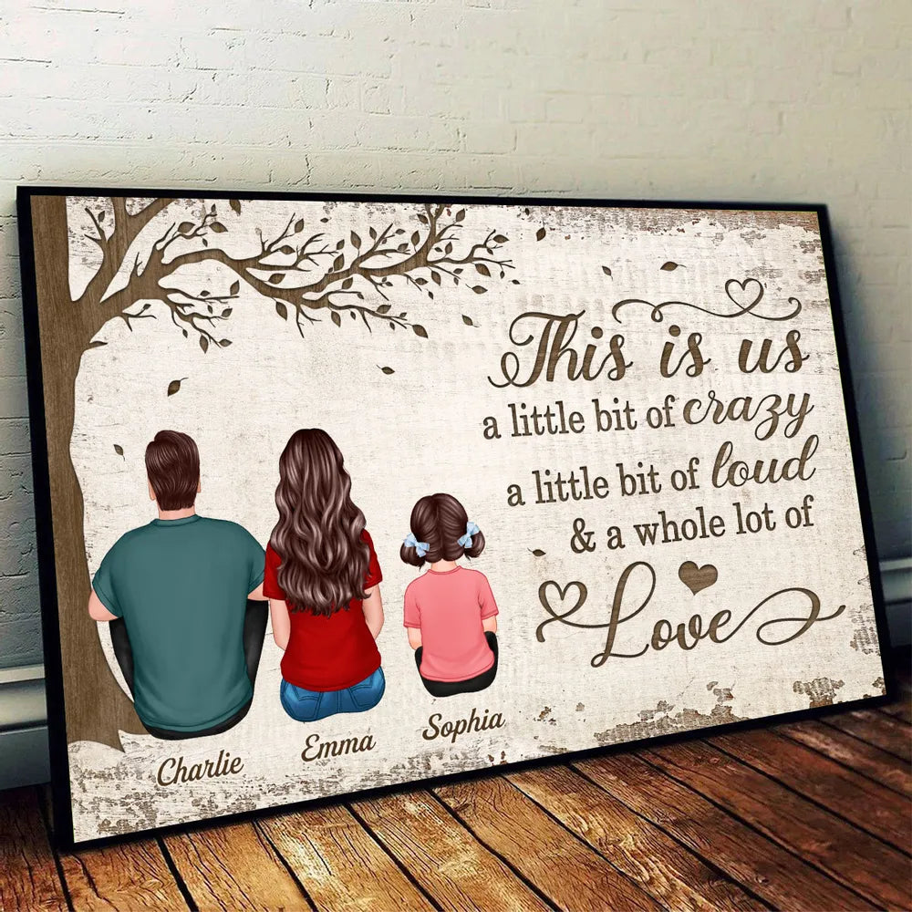 Personalized Family Wall Art for Home - Sentimental Gift Poster or Canvas MagicInPrints