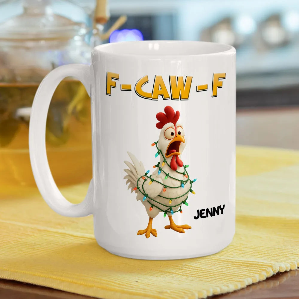 Personalized Funny Chicken Mug for Coffee Lovers - Holiday Gift Cup MagicInPrints