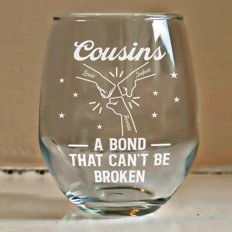 Personalized Brothers Whiskey Glass for Siblings - Sentimental Gift Cup MagicInPrints