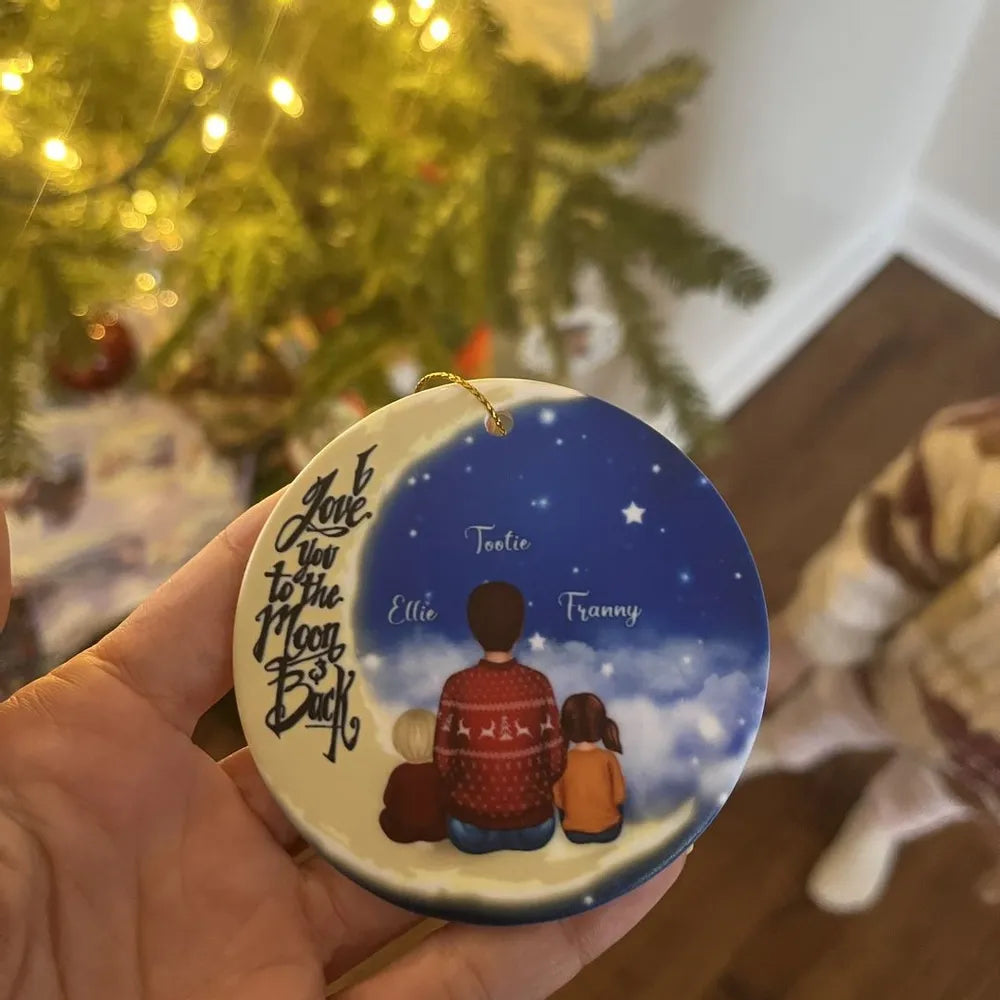 Personalized Christmas Ornament for Grandma and Grandchild - Sentimental Gift Ornament MagicInPrints