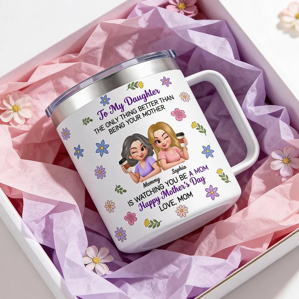 Personalized Mother's Day Mug for Daughter - Sentimental Gift with Custom Names Cup MagicInPrints