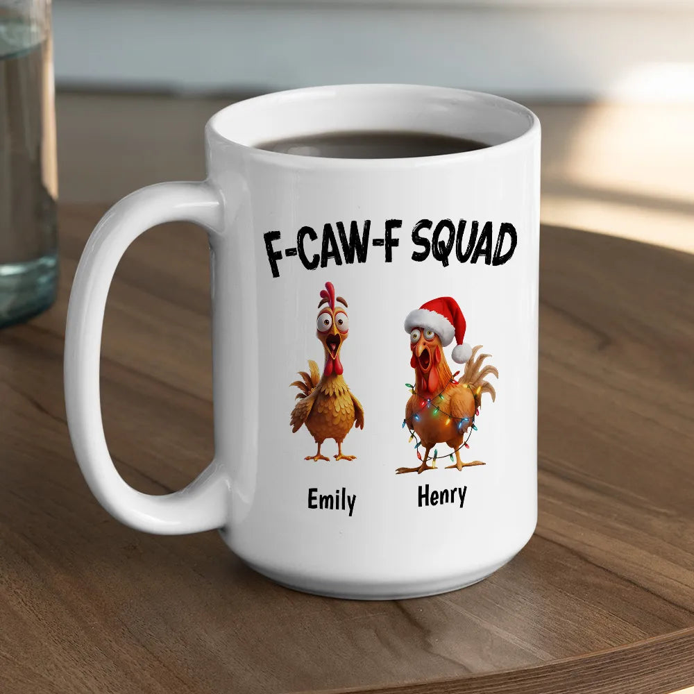 Personalized Funny Chicken Mug for Friends - Holiday Gift Cup MagicInPrints