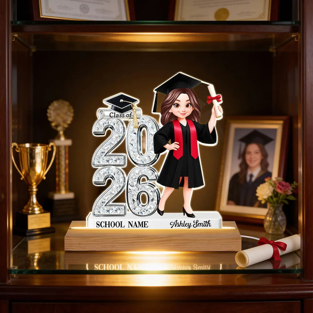 Custom Graduation Acrylic Plaque for Class of 2026 - Personalized Gift for Graduates Plaque MagicInPrints