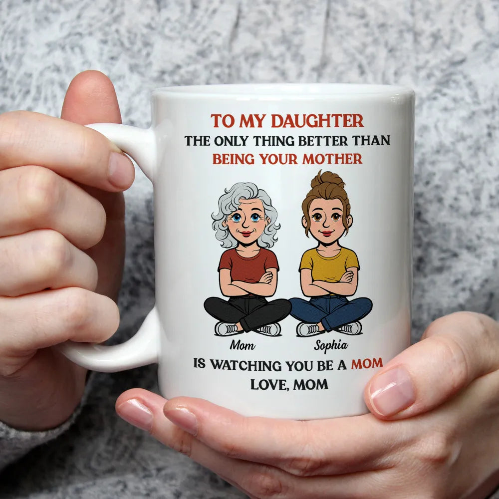 Personalized Mother's Day Mug for Daughter - Heartfelt Gift from Mom Cup MagicInPrints