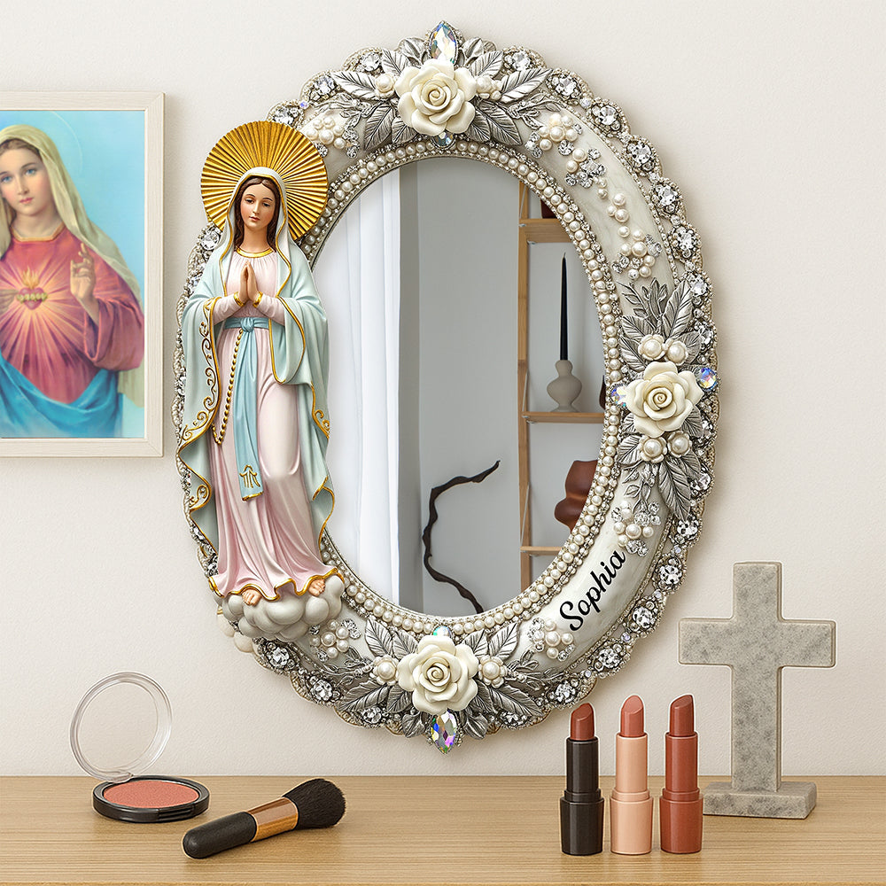 Blessings of Our Lady - Personalized Virgin Mary Mirror Mirror MagicInPrints