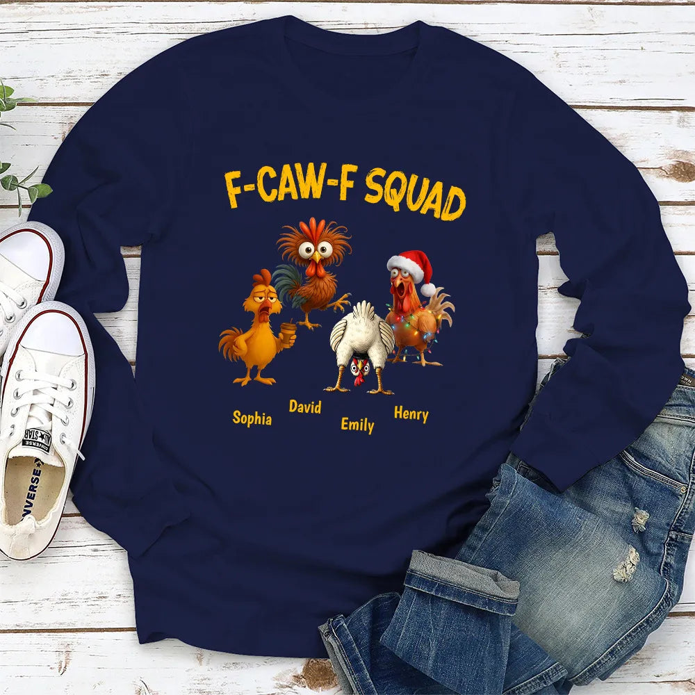 Personalized Chicken Squad T-Shirt for Adults - Funny Holiday Gift Cloth MagicInPrints