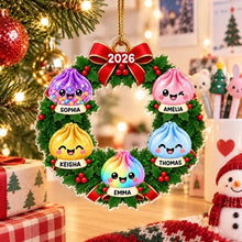Load image into Gallery viewer, Personalized Dumpling Family Acrylic Ornament Christmas Gift
