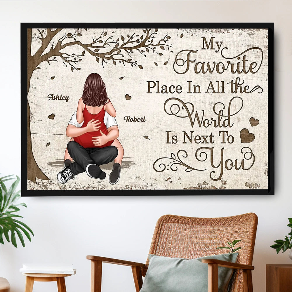 Personalized Couple Canvas Art for Lovers - Sentimental Home Decor Poster or Canvas MagicInPrints