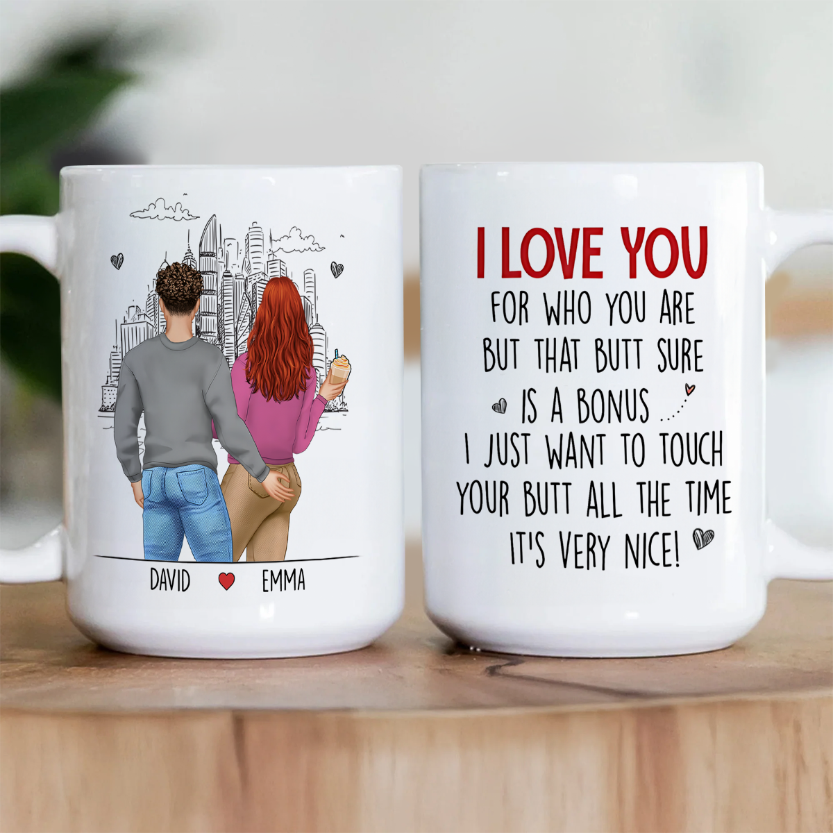 Personalized Couples Mug for Romantic Partners - Funny Love Quote Gift Cup MagicInPrints