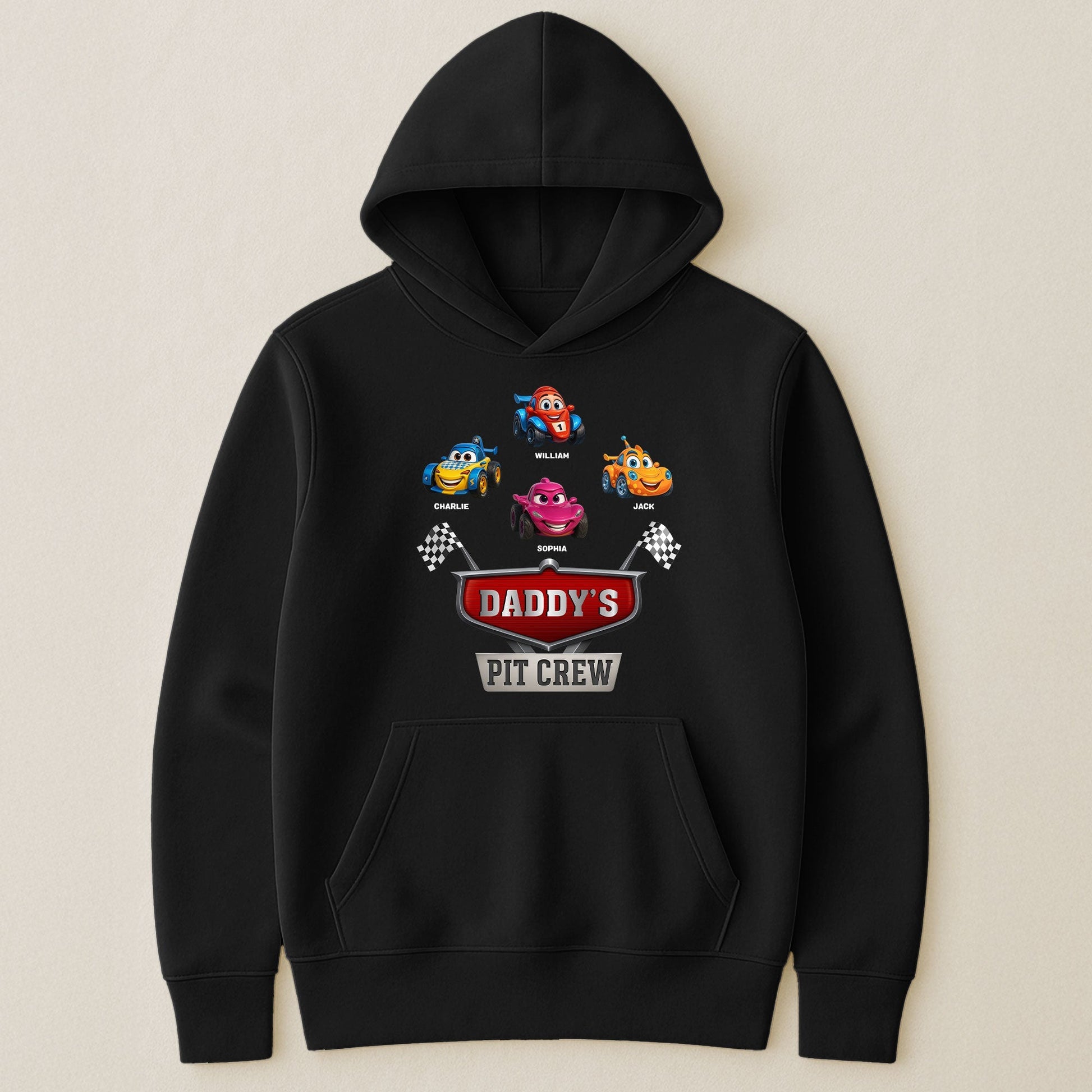 Personalized Daddy's Pit Crew T-Shirt for Kids - Fun Family Gift Cloth MagicInPrints