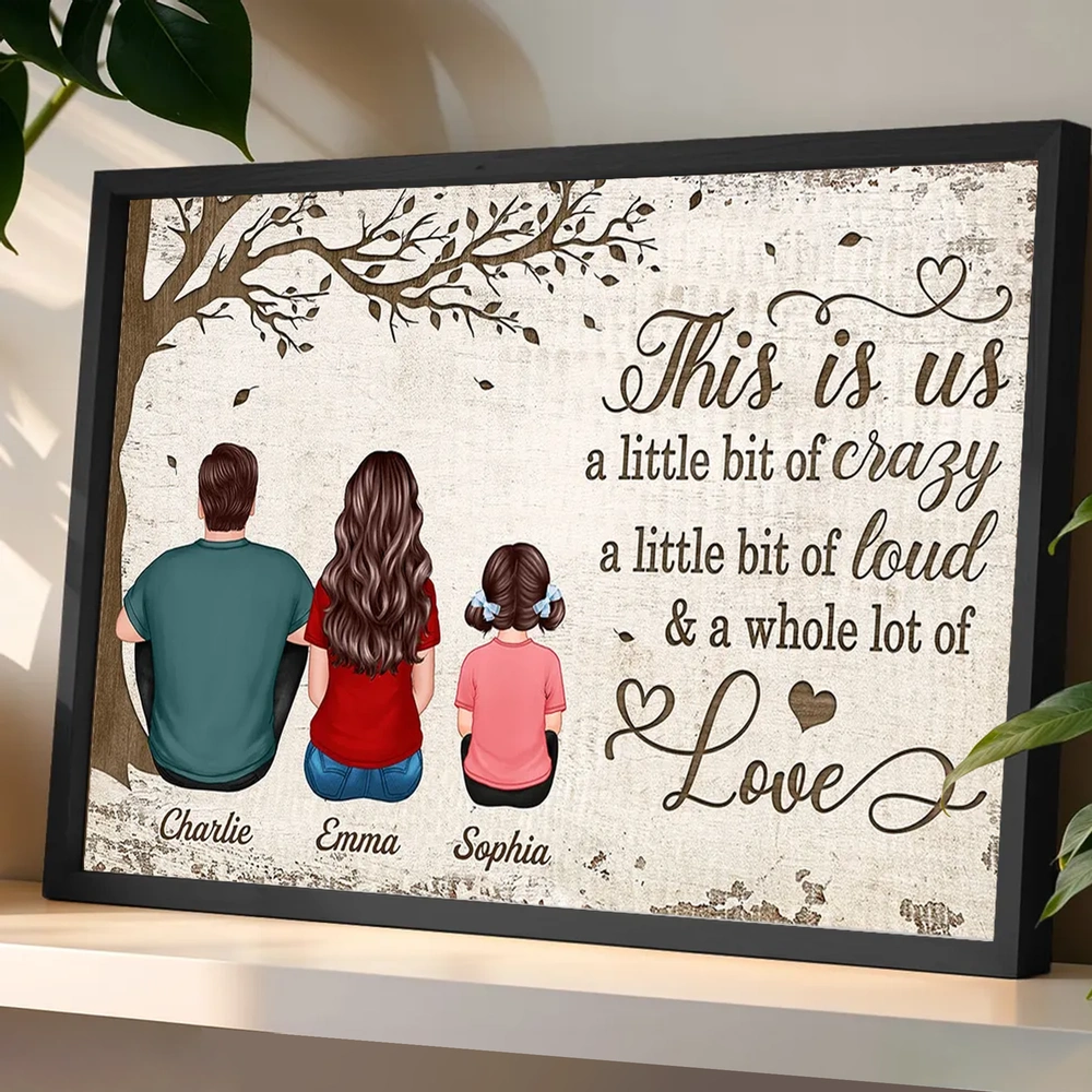 Personalized Family Wall Art for Home - Sentimental Gift Poster or Canvas MagicInPrints