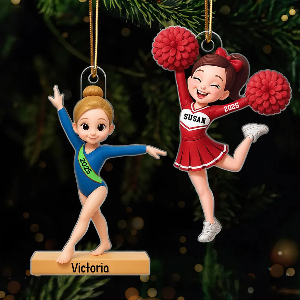 Personalized Baseball Softball Christmas Ornaments for Kids - Holiday Gift Ornament MagicInPrints