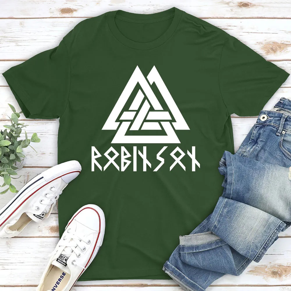 Viking Rune T-Shirt for Men - Norse Mythology Design Casual Wear Cloth MagicInPrints