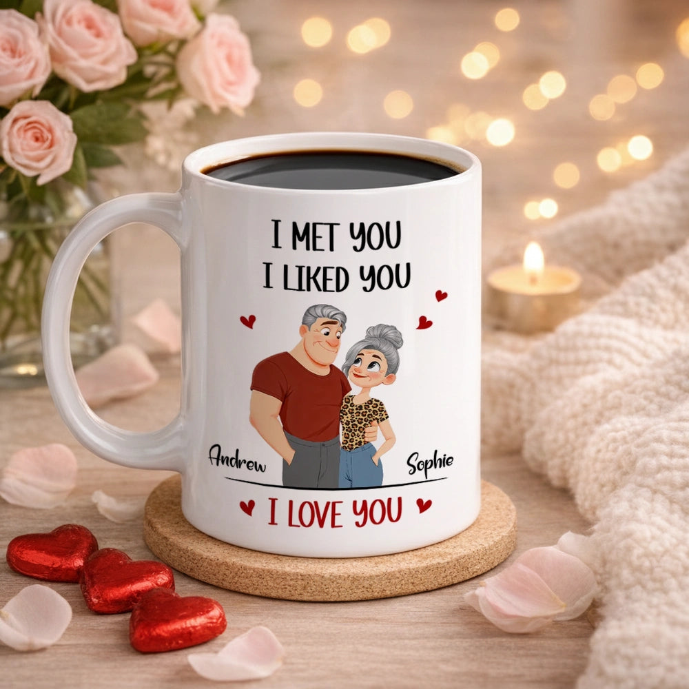 Personalized Romantic Mug for Couples - Sentimental Gift for Anniversaries Cup MagicInPrints