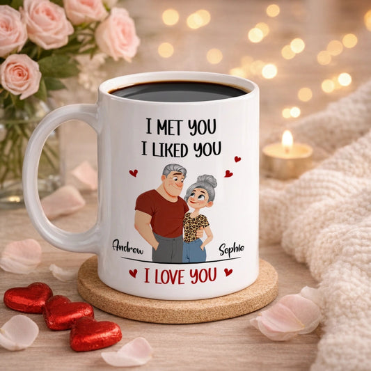Personalized Romantic Mug for Couples - Sentimental Gift for Anniversaries Cup MagicInPrints