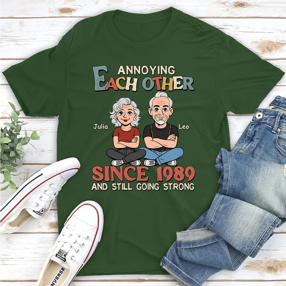 Personalized Anniversary T-Shirt for Couples - Funny Gift Since 1989 Cloth MagicInPrints