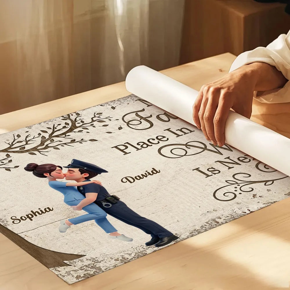 Personalized Romantic Couple Wall Art for Home Decor - Sentimental Gift for Loved Ones Poster or Canvas MagicInPrints
