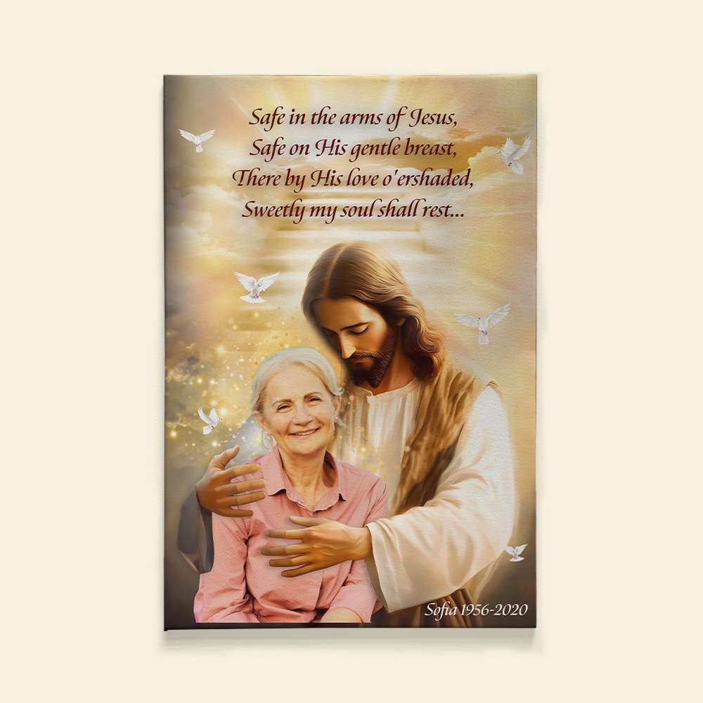 Personalized Jesus Canvas Print - Custom Photo Gift Poster & Canvas PopCulturePrints