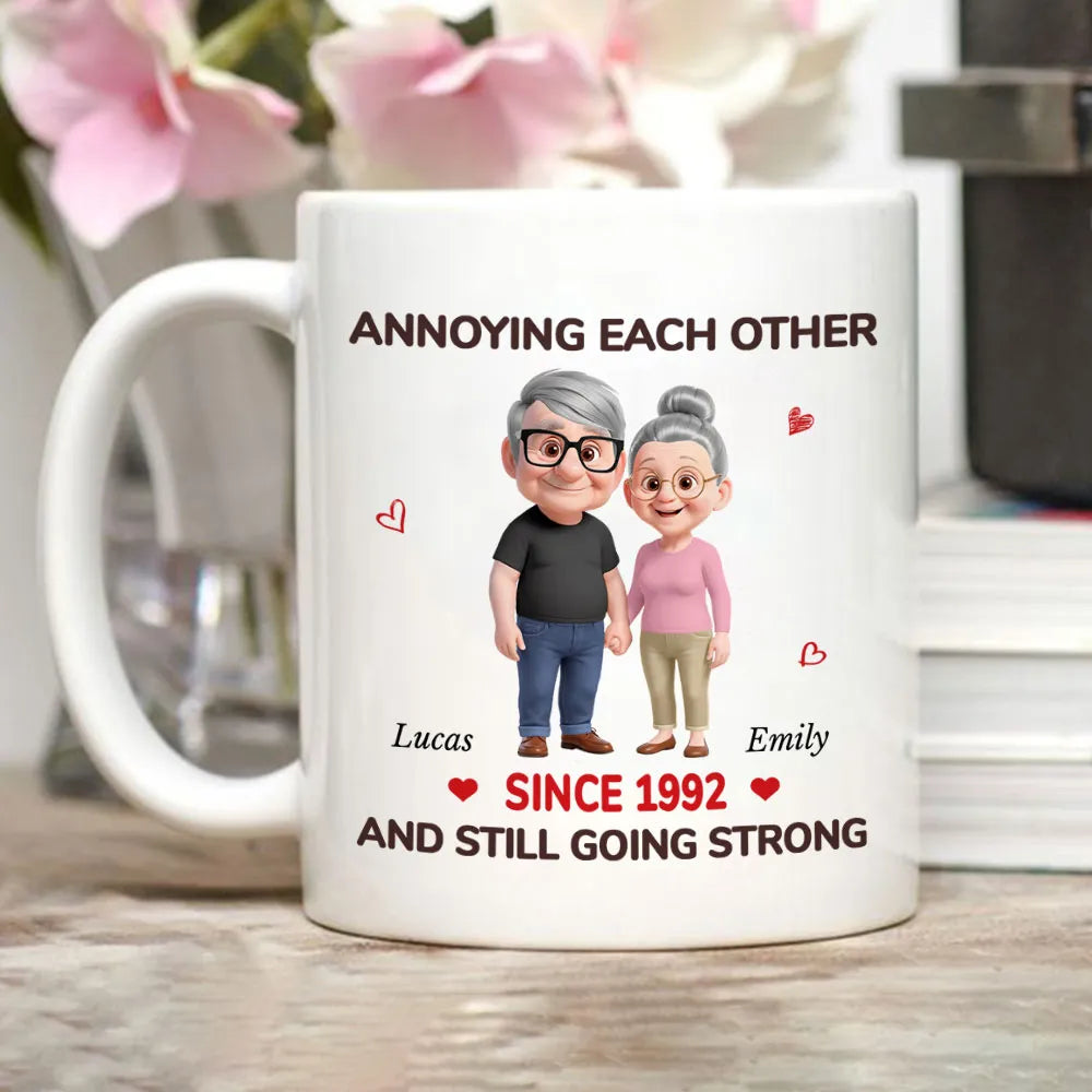 Personalized Anniversary Mug for Couples - Funny Gift Since 1990 Cup MagicInPrints