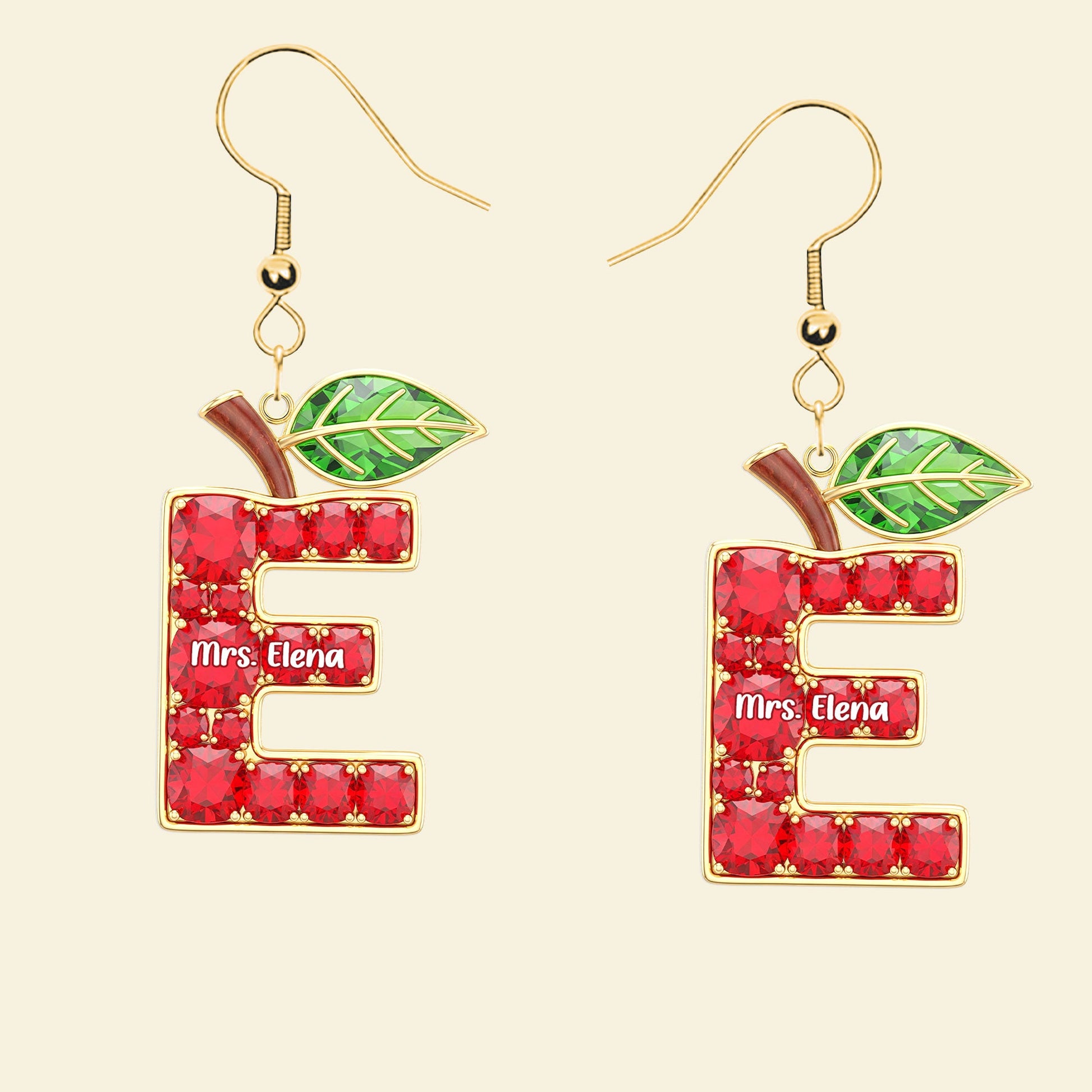 Cute Teacher Earrings - Personalized Gifts For Teachers Earrings MagicInPrints