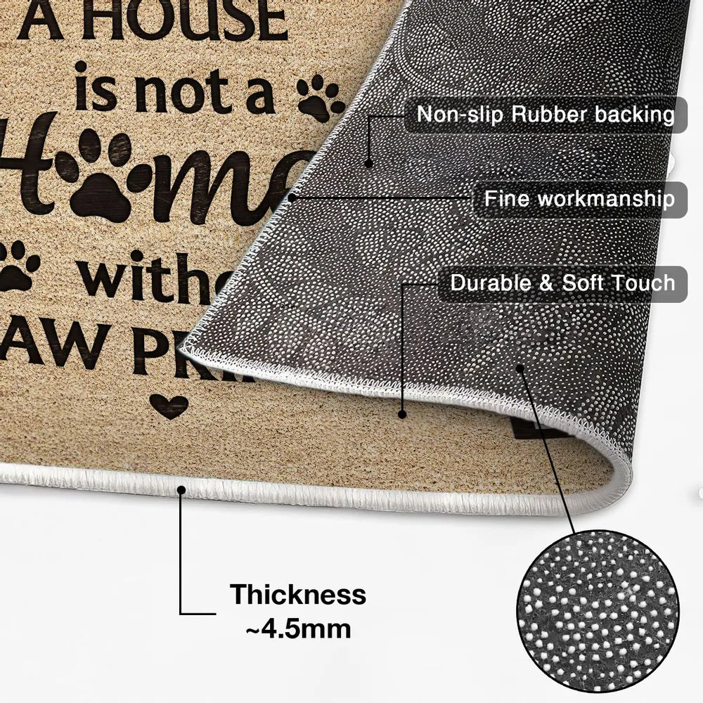 Custom Pet Name Doormat for Cat Lovers - Personalized Home Decor Doormat MagicInPrints