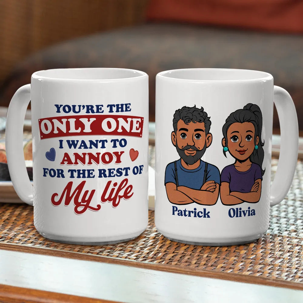 Personalized Couple Mug Set for Partners - Funny Romantic Gift Cup MagicInPrints