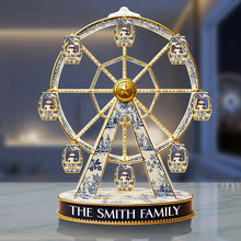 Load image into Gallery viewer, “Family Togetherness in Celebration!” - Personalized Snowman Family Acrylic Plaque - Custom Gift for Christmas, Family and Friends Shaped Plaques MagicInPrints
