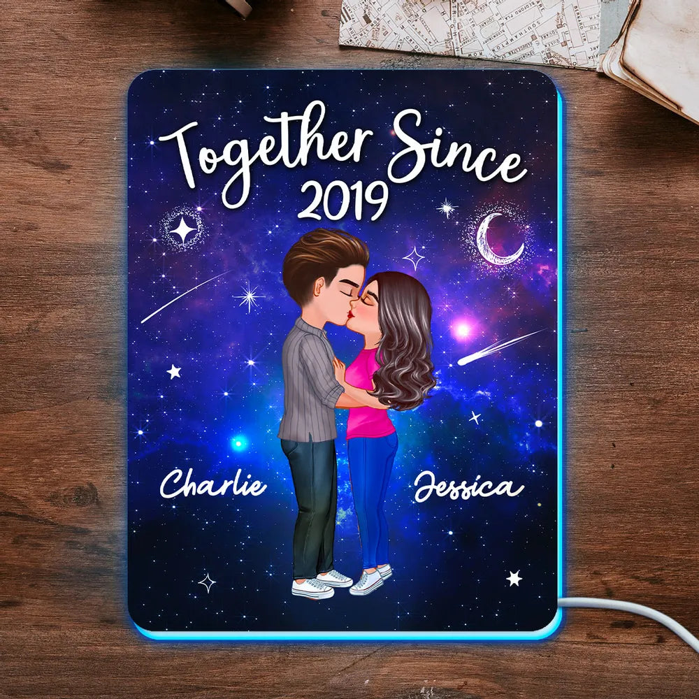 Personalized Couples Night Light Romantic Gift - Anniversary Keepsake Plaque MagicInPrints